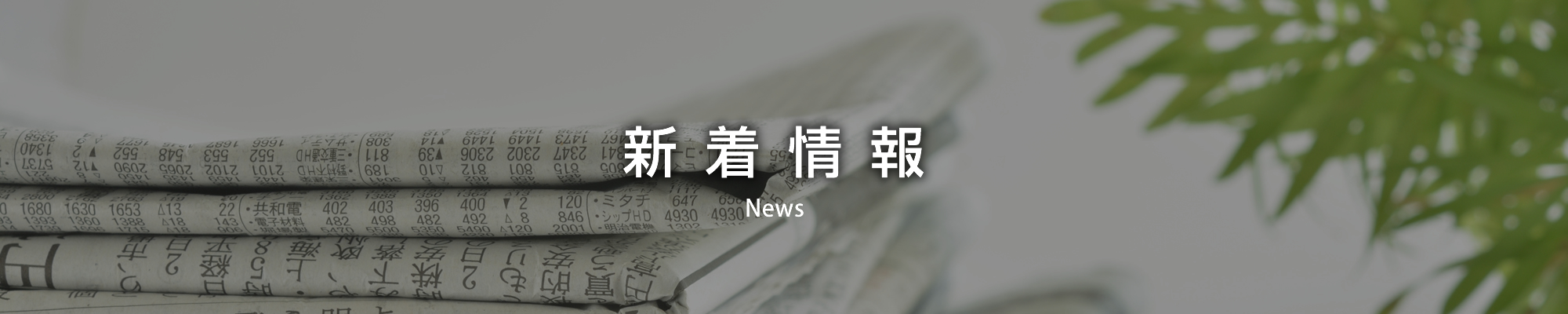新着情報
